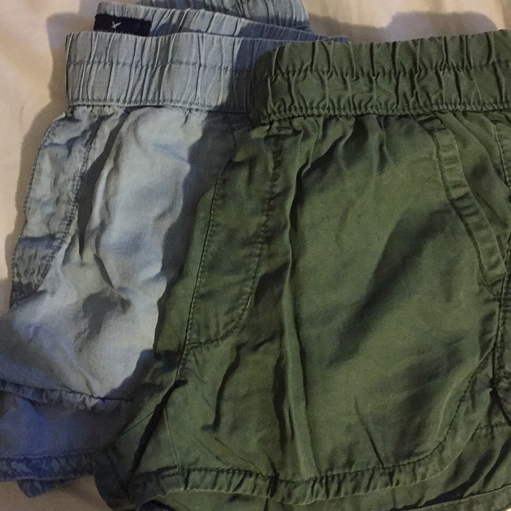Two American Eagle fabric shorts